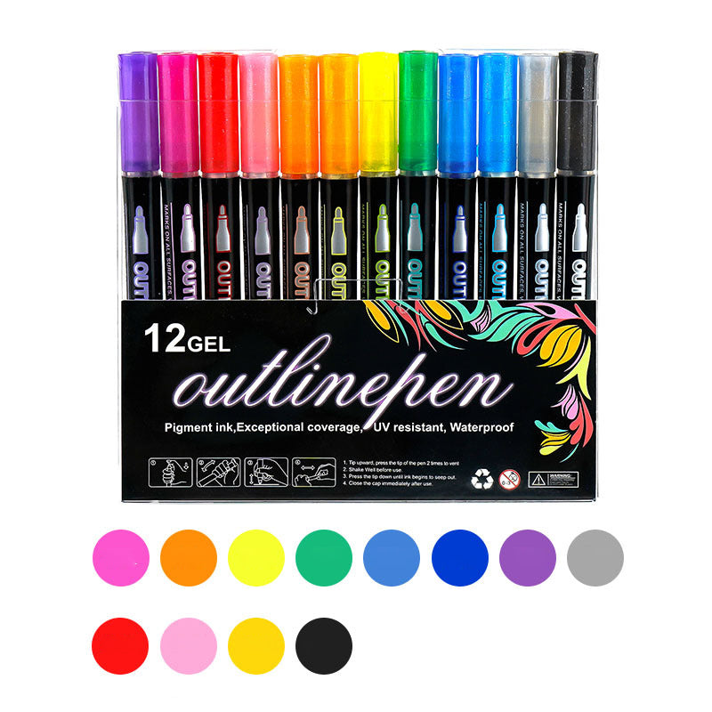 🎅Weihnachtsgeschenkidee 49% Rabatt🎁Farbige Lightstick Graffiti Textmarker-Stifte