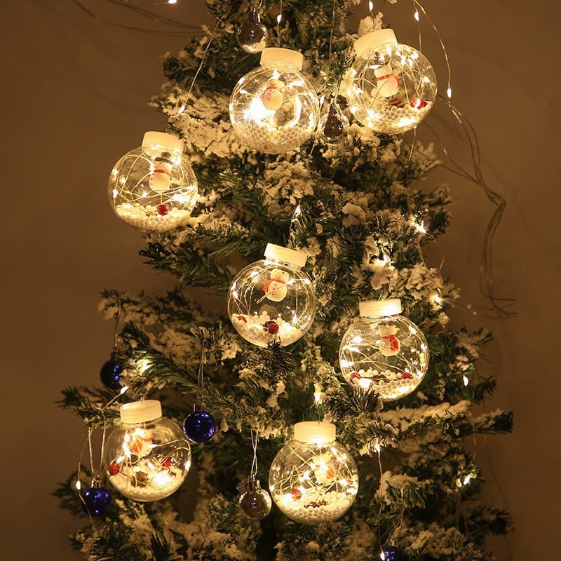 🎄Weihnachten Led Wishing Ball String Lichterketten Dekorationen
