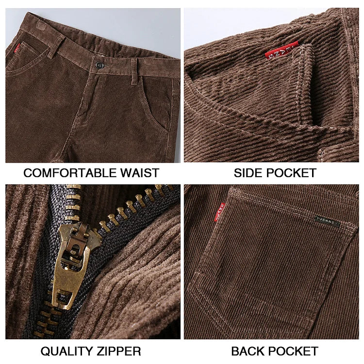 š„Kaufen Sie 2 versandkostenfreiš„ - Cordhose in klassischer Passform für Herren