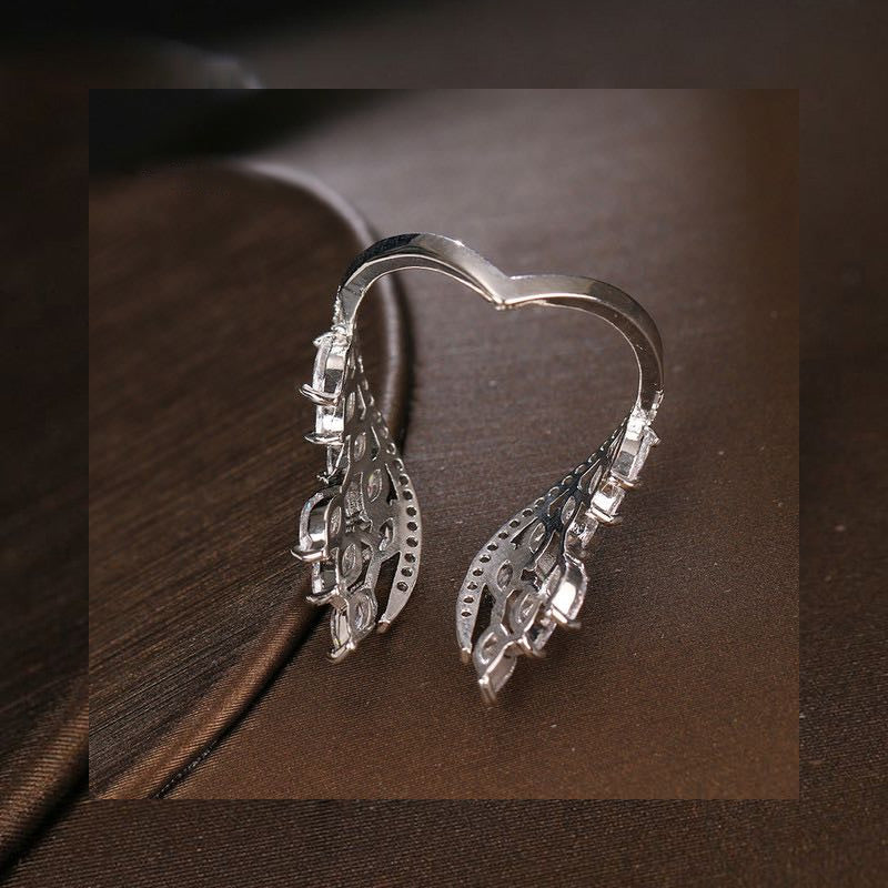 💍47% Rabatt✨ Ring und Armband aus Legierung mit Engelsflügeln