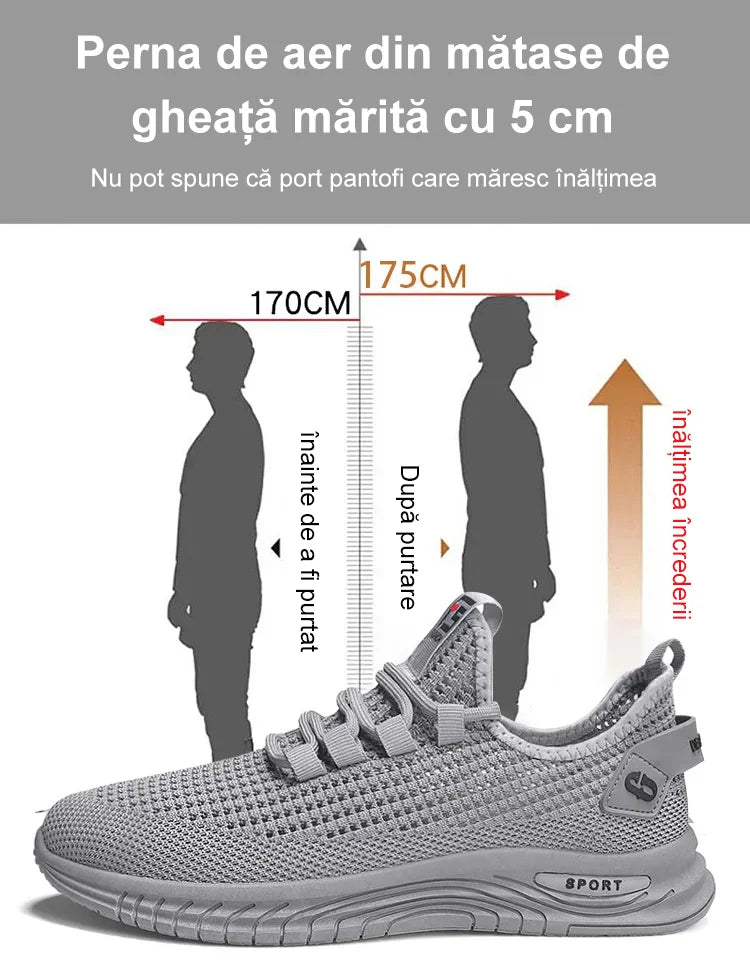 Atmungsaktive, gewebte Schuhe für Männer mit hohem Rückprall