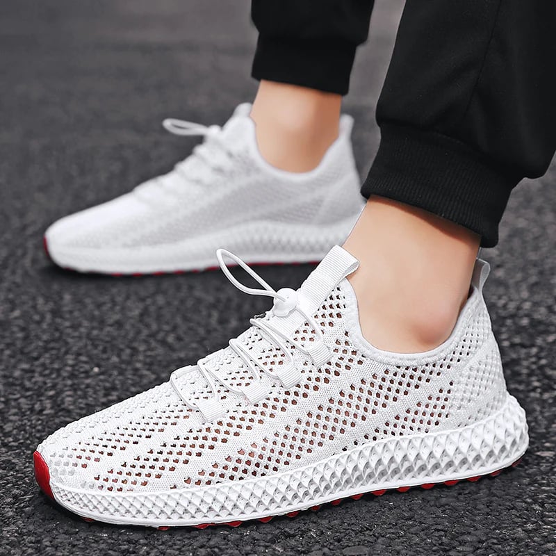 2024 Sommer Neue Produkte-Atmungsaktive dünne Mesh hohle Herrenschuhe