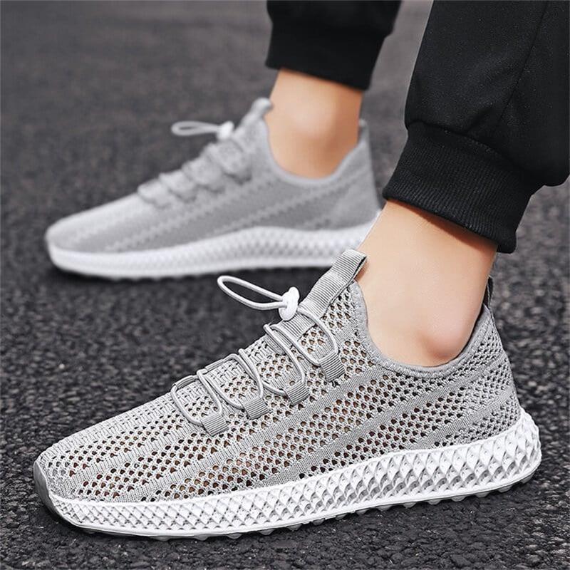 2024 Sommer Neue Produkte-Atmungsaktive dünne Mesh hohle Herrenschuhe