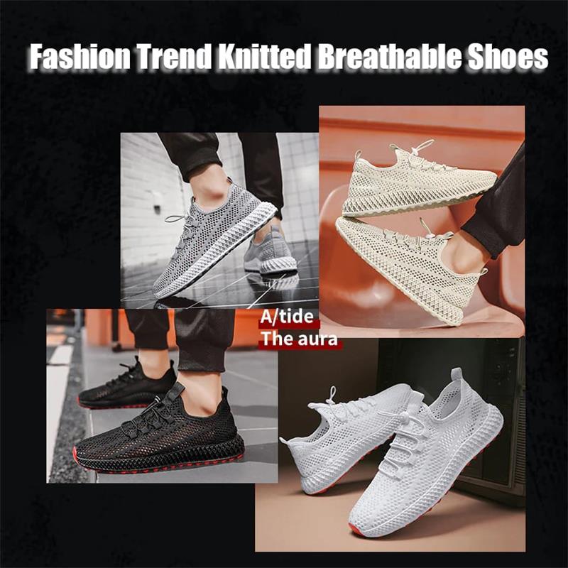 2024 Sommer Neue Produkte-Atmungsaktive dünne Mesh hohle Herrenschuhe