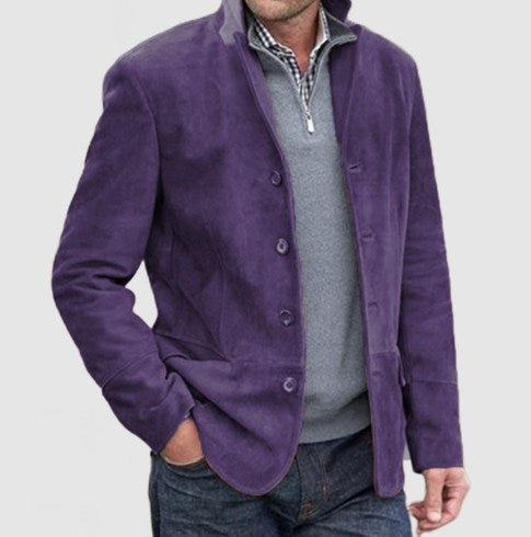 Klassische Vintage-Casual-Button-Down-Jacke für Herren