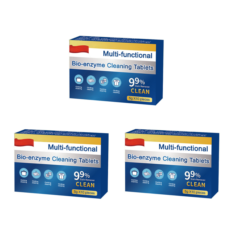 ⏰Zeitlich begrenztes Angebot - NUR 36,99 € FÜR 100PCS🔥Multifunktionale Bio-Enzym-Reinigungstabletten