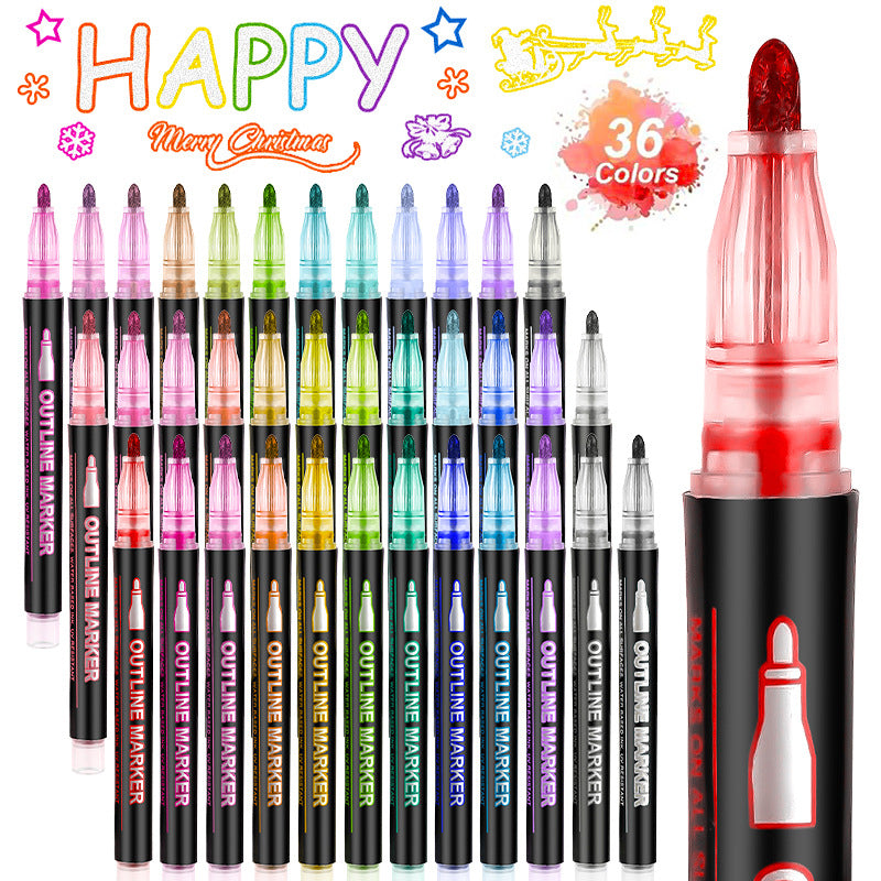🎅Weihnachtsgeschenkidee 49% Rabatt🎁Farbige Lightstick Graffiti Textmarker-Stifte