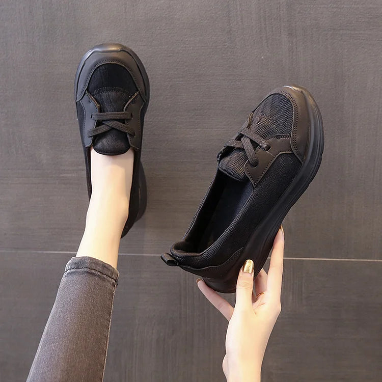 đ„ Last Day Promotion - OrthopĂ€dische Frauen atmungsaktiv Slip On Bogen UnterstĂŒtzung rutschfeste Schuhe
