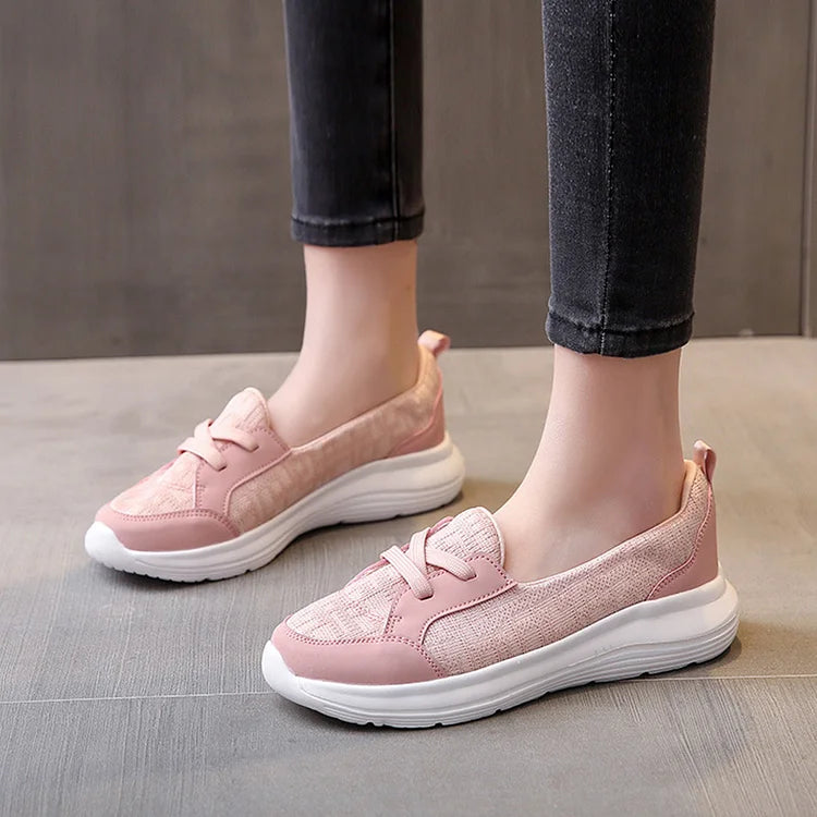 đ„ Last Day Promotion - OrthopĂ€dische Frauen atmungsaktiv Slip On Bogen UnterstĂŒtzung rutschfeste Schuhe