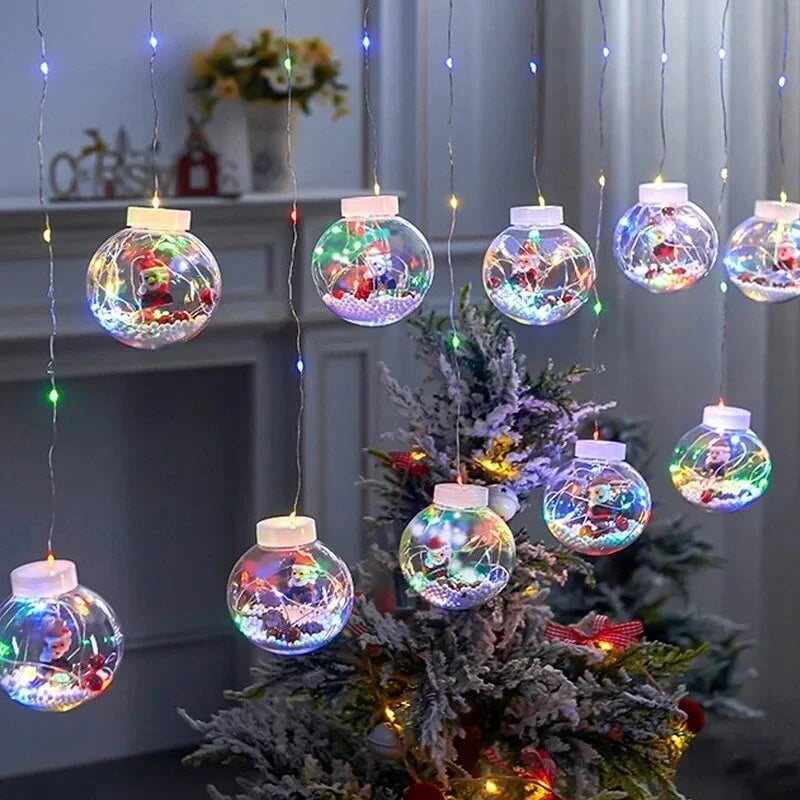 🎄Weihnachten Led Wishing Ball String Lichterketten Dekorationen