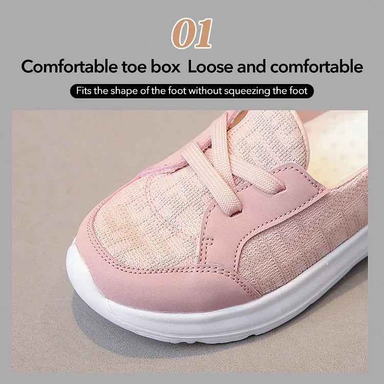 đ„ Last Day Promotion - OrthopĂ€dische Frauen atmungsaktiv Slip On Bogen UnterstĂŒtzung rutschfeste Schuhe