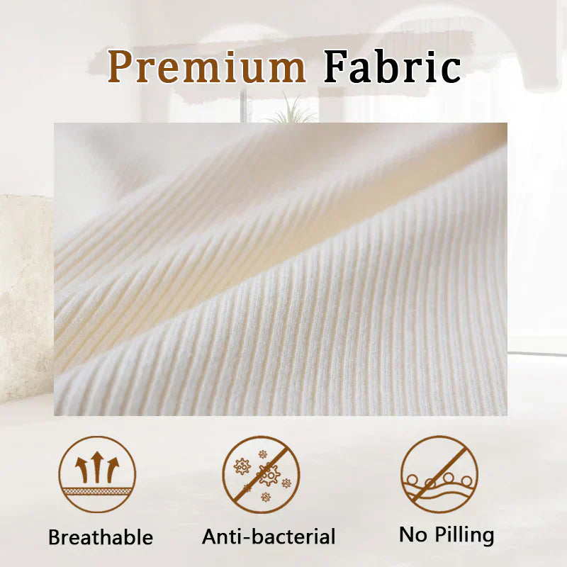 🔥 Hot Sale 49% OFF 🎁V-Ausschnitt Lässiger Schlitz gestricktes zweiteiliges Set