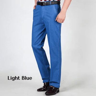 đ„ Herren High Waist Straight Fit Stretch Jeans
