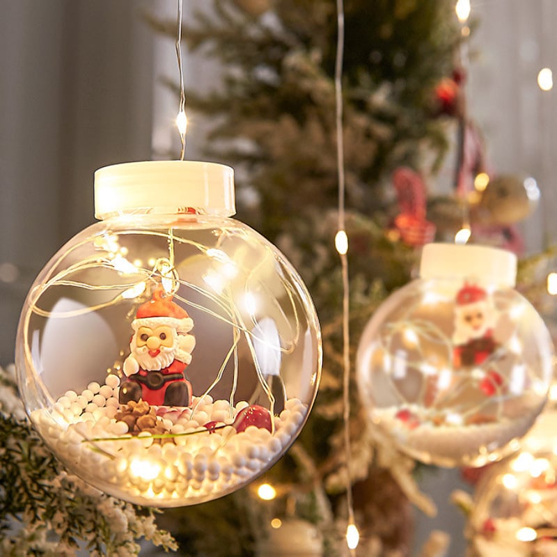 🎄Weihnachten Led Wishing Ball String Lichterketten Dekorationen