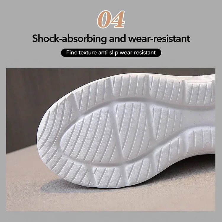 đ„ Last Day Promotion - OrthopĂ€dische Frauen atmungsaktiv Slip On Bogen UnterstĂŒtzung rutschfeste Schuhe
