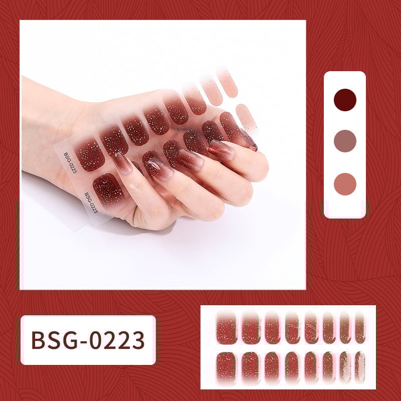 đ„ 49% OFFâšSEMICURED UV GEL NAIL STICKER KIT