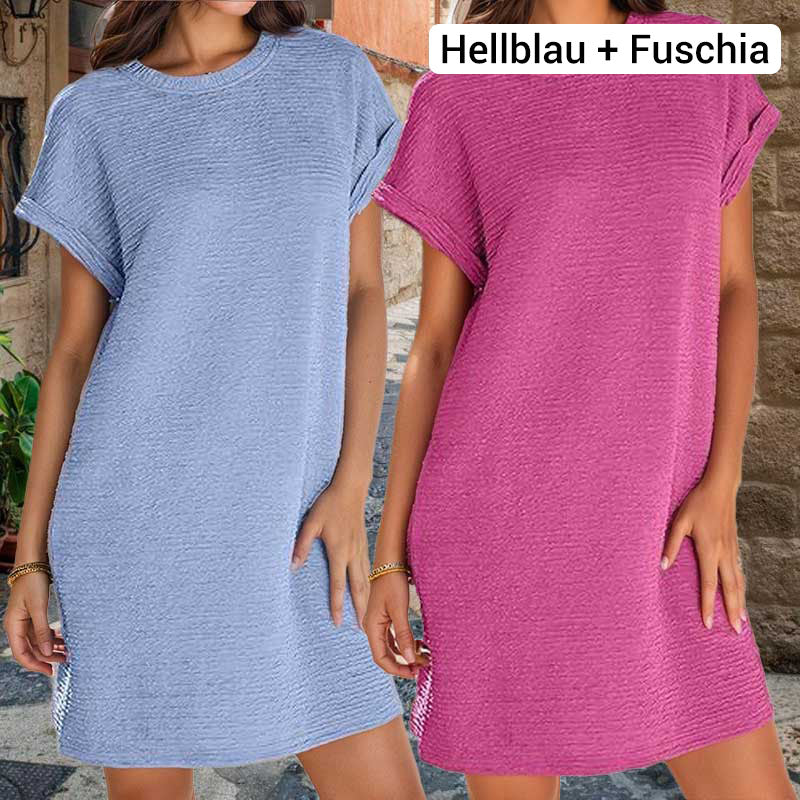 Locker geschnittenes Damenkleid mit Taschen