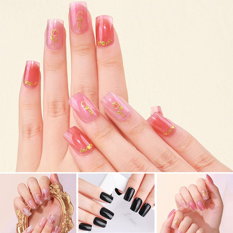 đ„ 49% OFFâšSEMICURED UV GEL NAIL STICKER KIT