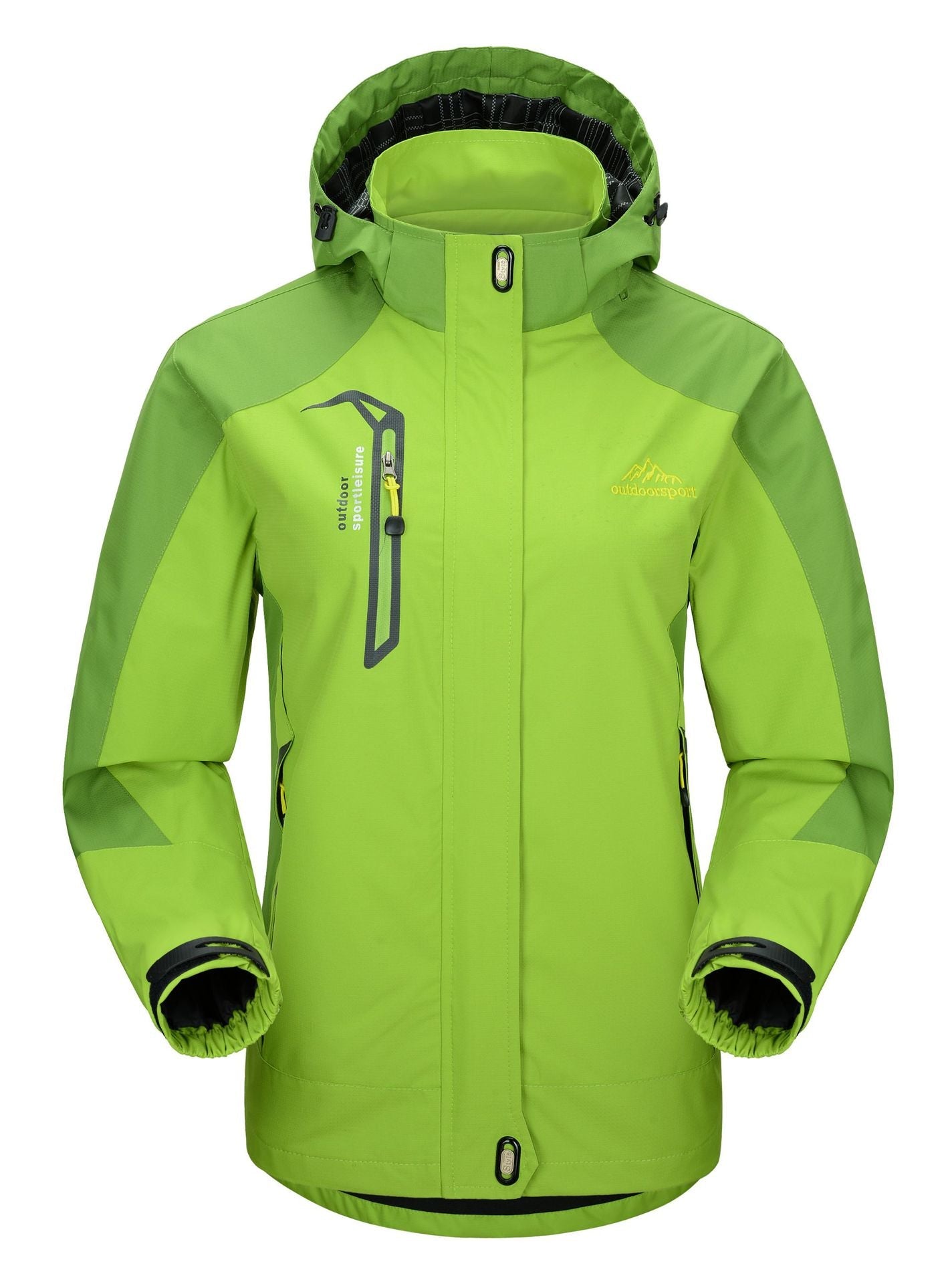 3-in-1 wasserdichter Wintermantel, mit Fleece gefüttert, zweiteiliger Anzug, Ski- und Wanderjacke mit Kapuze