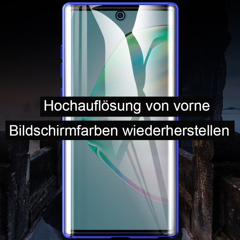 Anti-Peeping Magnetisches gehärtetes Glas doppelseitige Handyhülle für Samsung S25-21 Serie