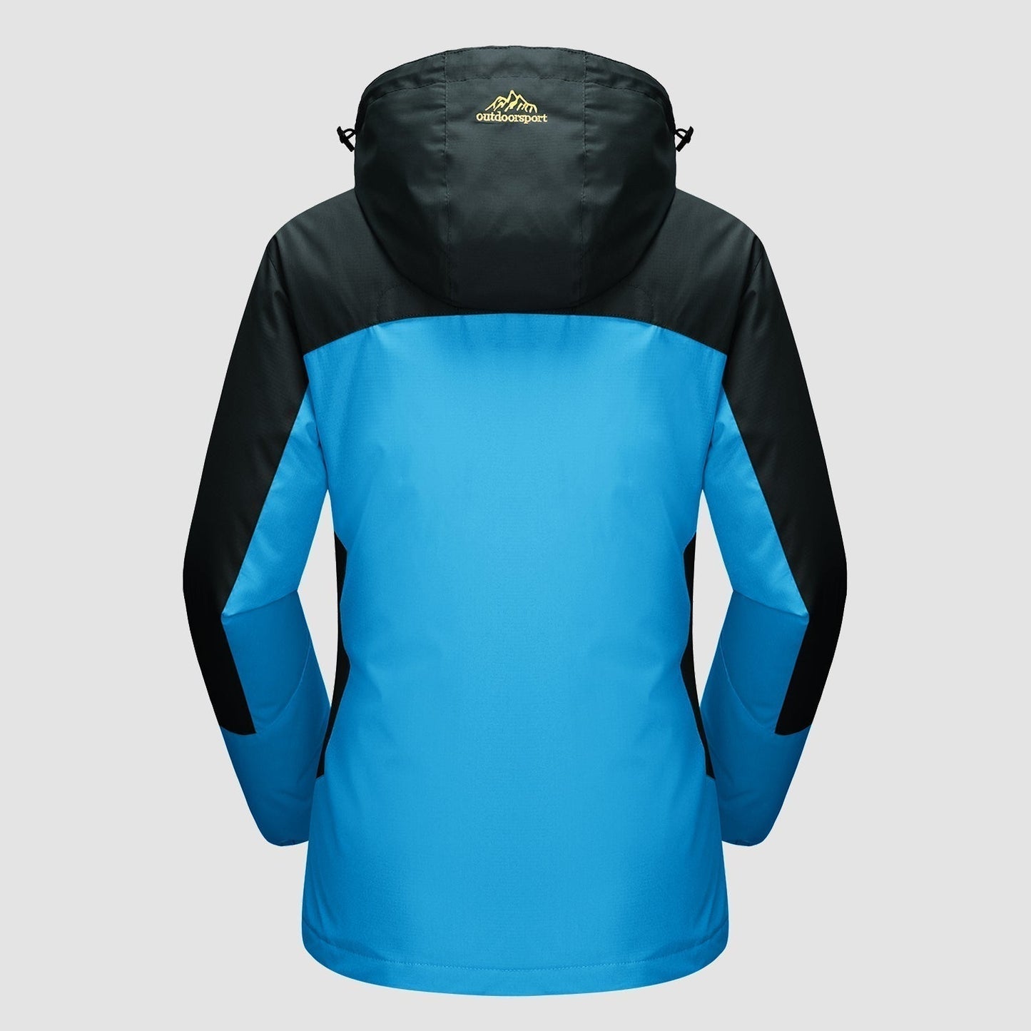 3-in-1 wasserdichter Wintermantel, mit Fleece gefüttert, zweiteiliger Anzug, Ski- und Wanderjacke mit Kapuze