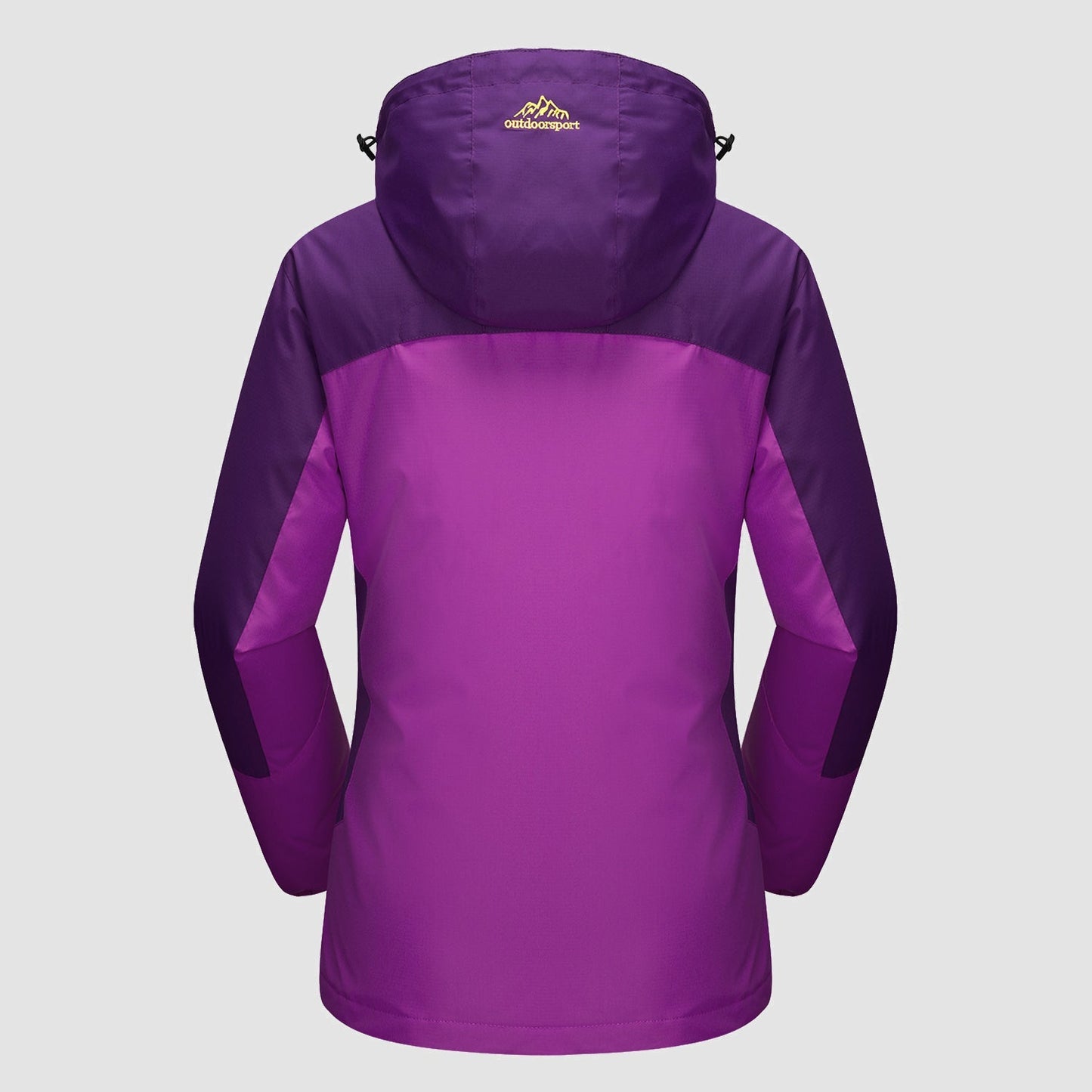 3-in-1 wasserdichter Wintermantel, mit Fleece gefüttert, zweiteiliger Anzug, Ski- und Wanderjacke mit Kapuze