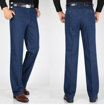 đ„ Herren High Waist Straight Fit Stretch Jeans