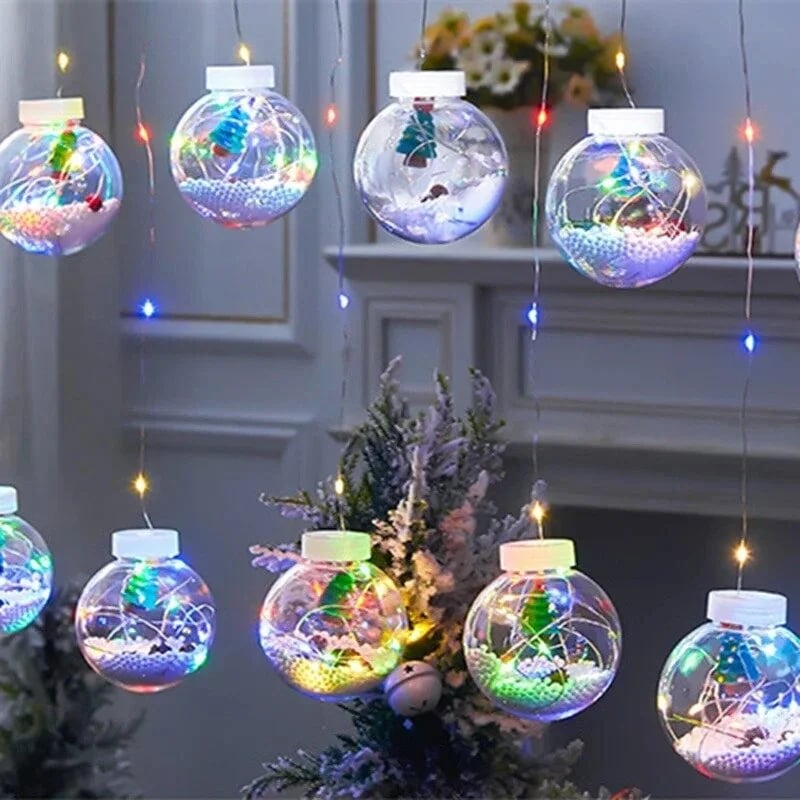 🎄Weihnachten Led Wishing Ball String Lichterketten Dekorationen