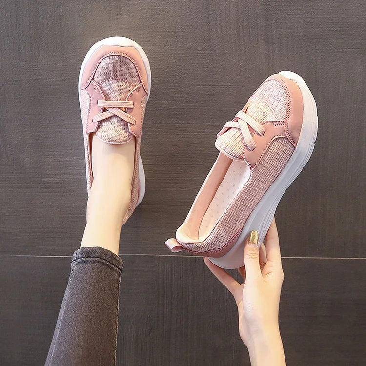 đ„ Last Day Promotion - OrthopĂ€dische Frauen atmungsaktiv Slip On Bogen UnterstĂŒtzung rutschfeste Schuhe