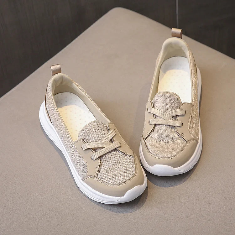 đ„ Last Day Promotion - OrthopĂ€dische Frauen atmungsaktiv Slip On Bogen UnterstĂŒtzung rutschfeste Schuhe