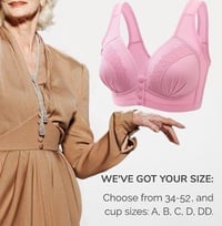 👙Kaufen Sie 1 und erhalten Sie 2 gratis ❤️🔥Atmungsaktiver, hautfreundlicher Baumwoll-BH mit Knopf vorne