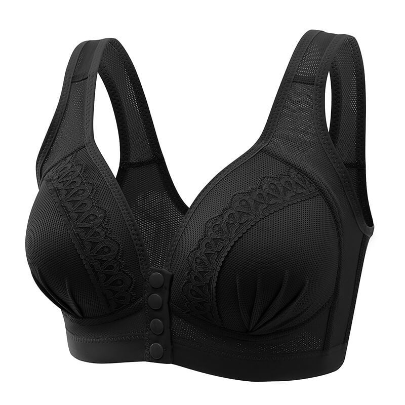 👙Kaufen Sie 1 und erhalten Sie 2 gratis ❤️🔥Atmungsaktiver, hautfreundlicher Baumwoll-BH mit Knopf vorne
