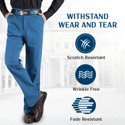 đ„ Herren High Waist Straight Fit Stretch Jeans
