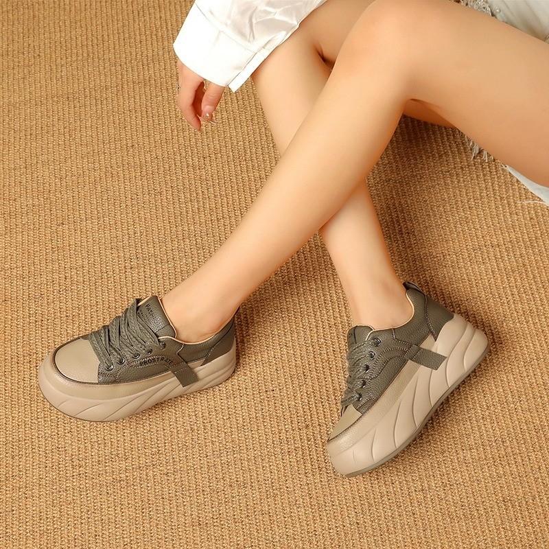 š„OrthopƤdische Schuhe aus wasserdichtem Leder mit weicher Sohle