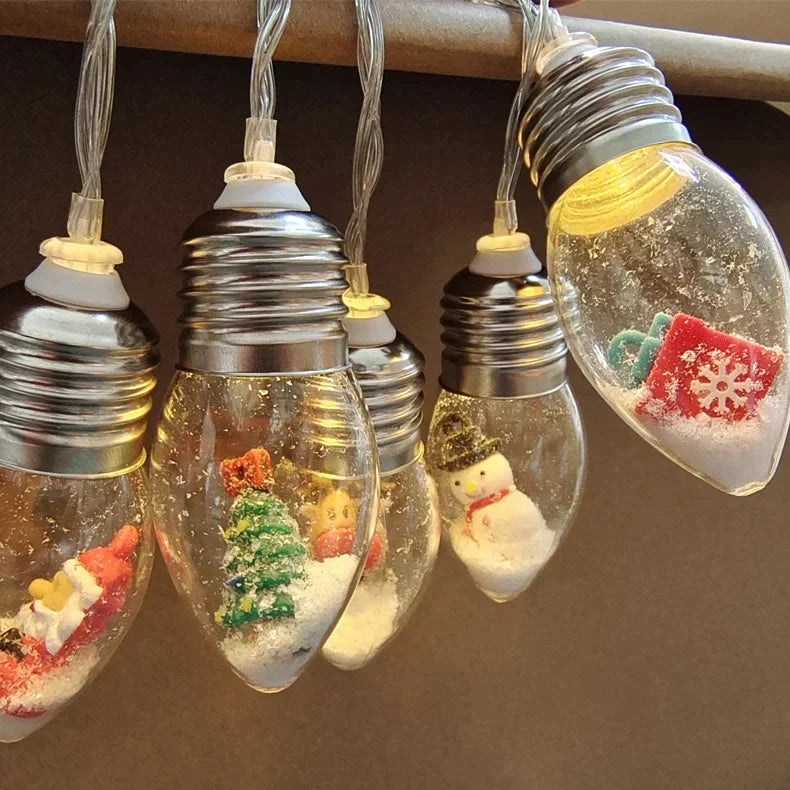 🎄Jul Led Wishing Ball Lichterkette Dekorationer