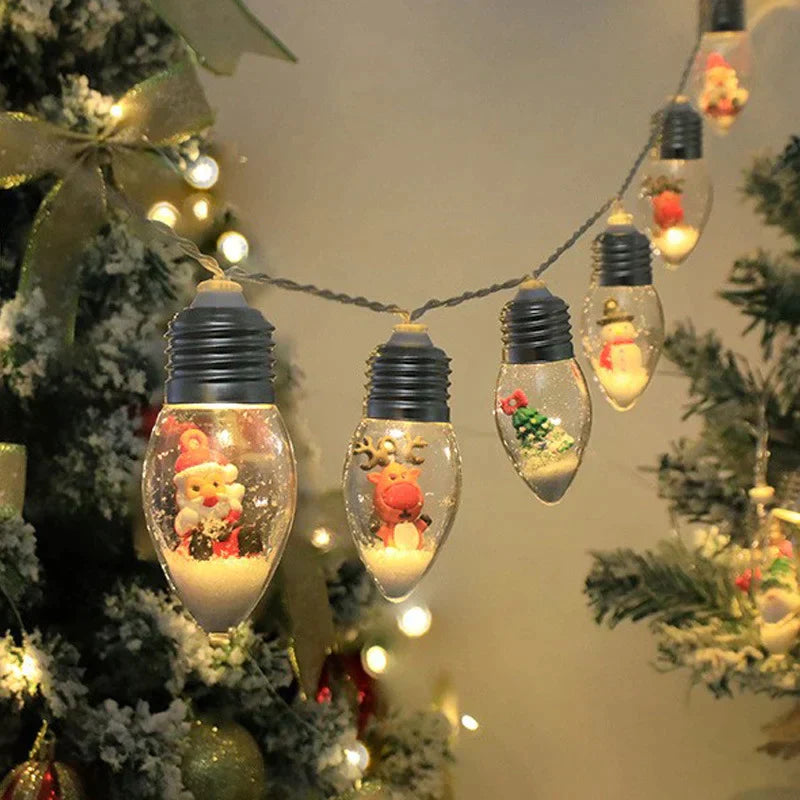 🎄Jul Led Wishing Ball Lichterkette Dekorationer
