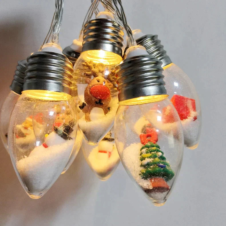 🎄Jul Led Wishing Ball Lichterkette Dekorationer