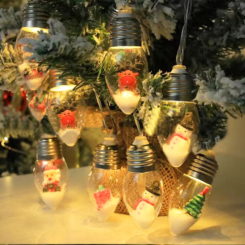 🎄Jul Led Wishing Ball Lichterkette Dekorationer