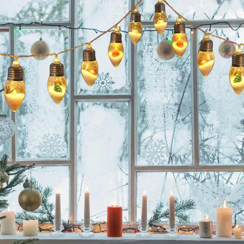 🎄Jul Led Wishing Ball Lichterkette Dekorationer