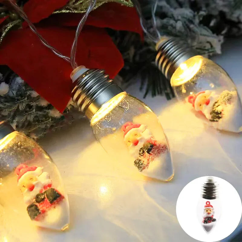 🎄Jul Led Wishing Ball Lichterkette Dekorationer