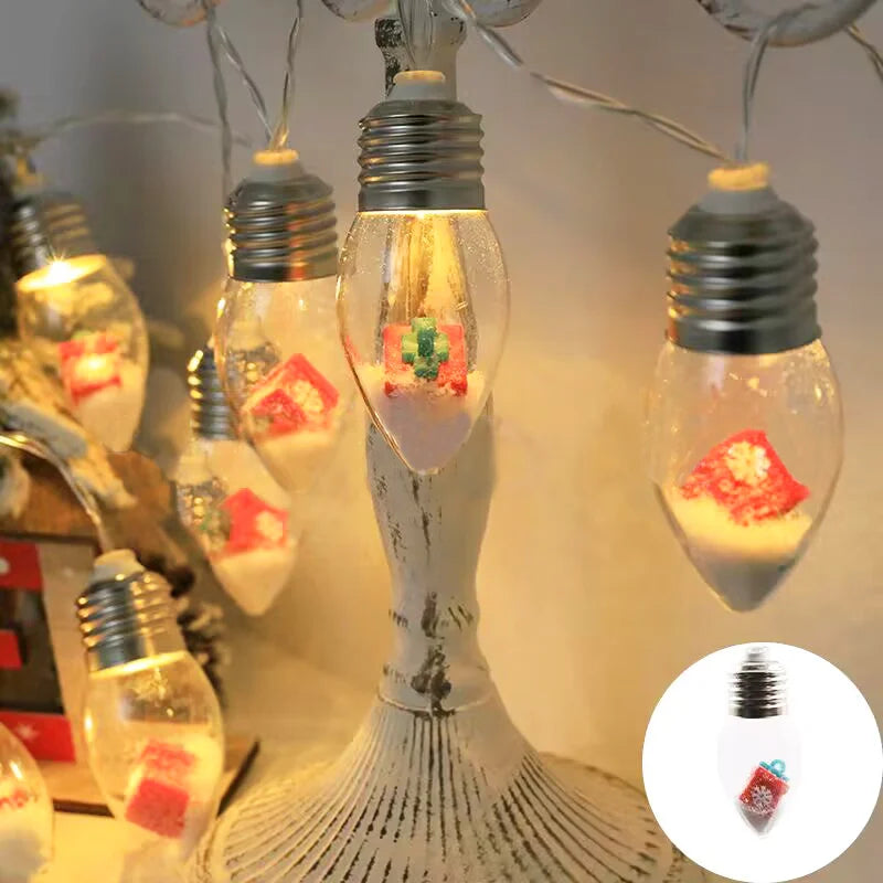 🎄Jul Led Wishing Ball Lichterkette Dekorationer