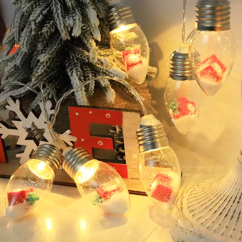 🎄Jul Led Wishing Ball Lichterkette Dekorationer