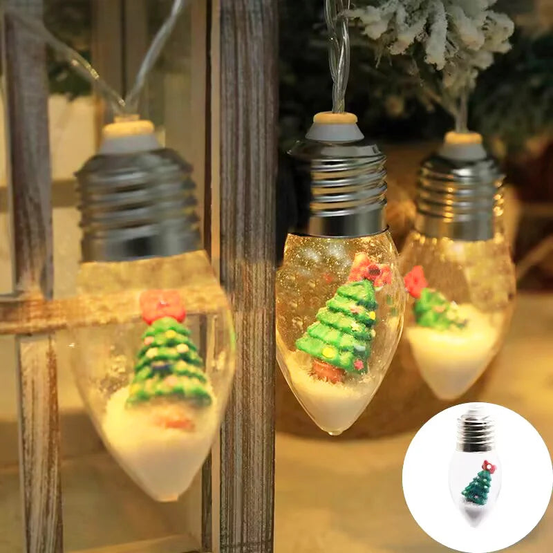 🎄Jul Led Wishing Ball Lichterkette Dekorationer