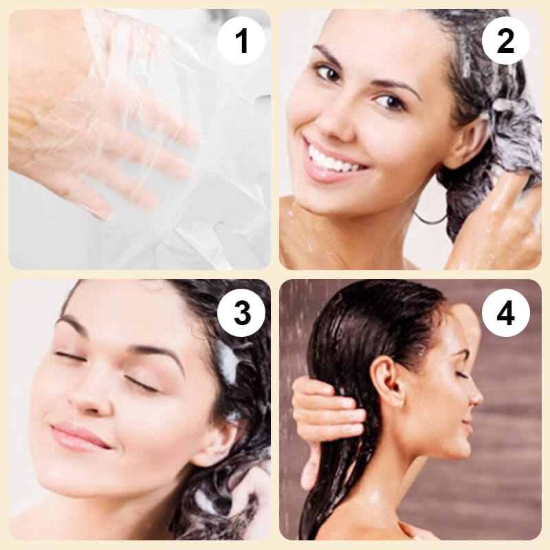 Bubble Hair Dyeing Cream Pflanzenessenz