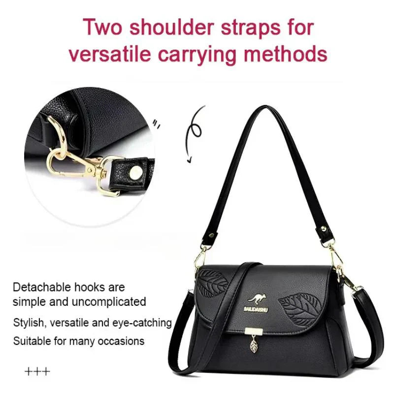 💖Exquisite Geschenke🌹Neue Mode mehrschichtige Ledertasche für Frauen