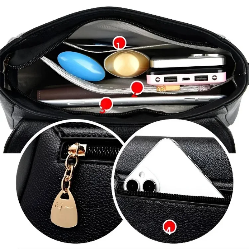 💖Exquisite Geschenke🌹Neue Mode mehrschichtige Ledertasche für Frauen