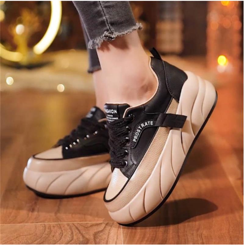š„OrthopƤdische Schuhe aus wasserdichtem Leder mit weicher Sohle