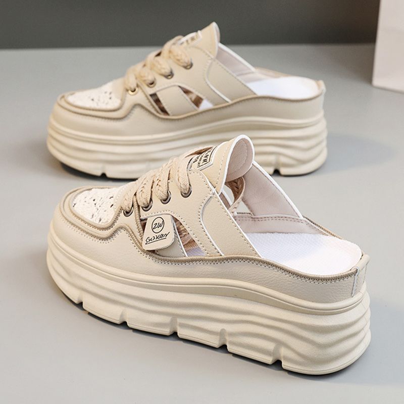 Jahrestag🔥Kostenloser Versand🔥Leichte, atmungsaktive Schuhe mit dicker Sohle und Hohlraum für Frauen