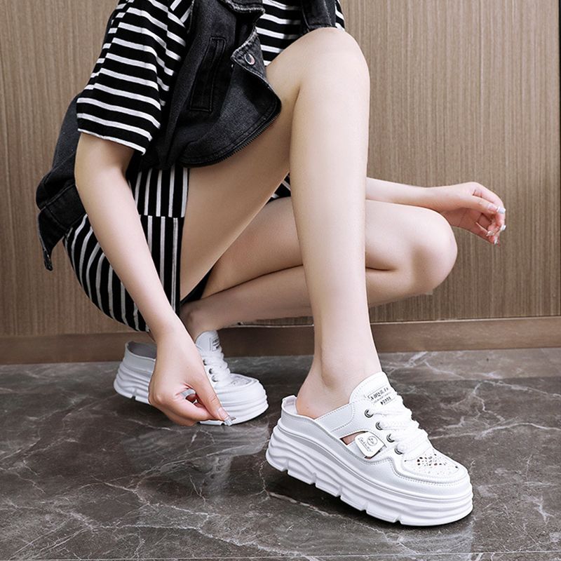 Jahrestag🔥Kostenloser Versand🔥Leichte, atmungsaktive Schuhe mit dicker Sohle und Hohlraum für Frauen