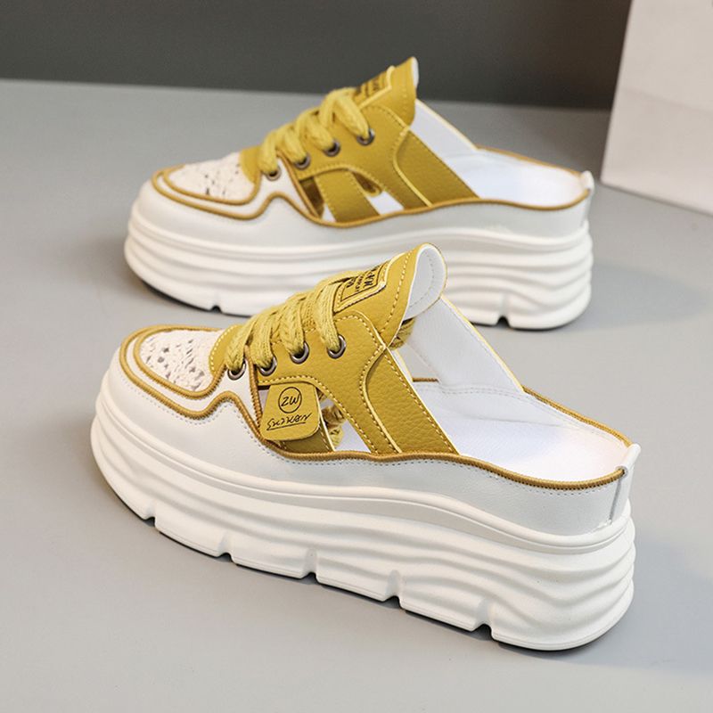 Jahrestag🔥Kostenloser Versand🔥Leichte, atmungsaktive Schuhe mit dicker Sohle und Hohlraum für Frauen